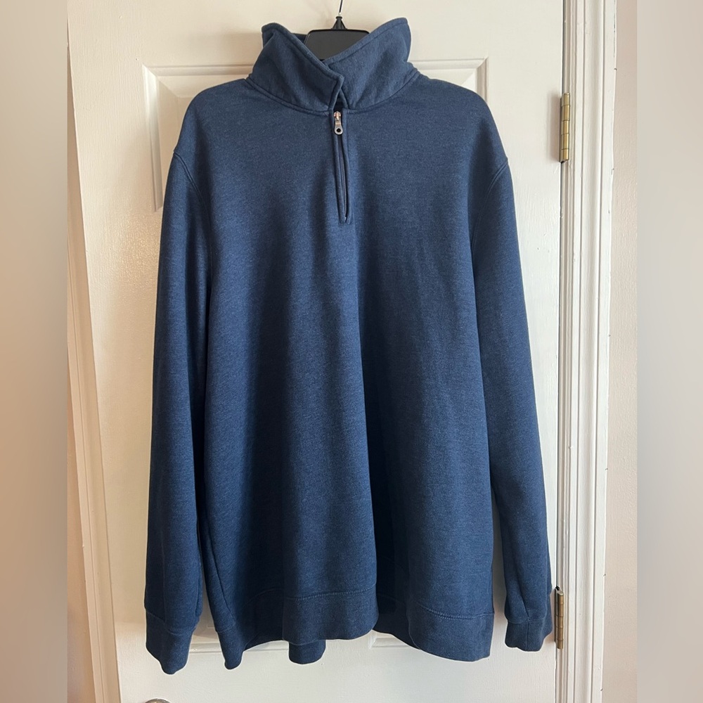 Croft & Barrow Men's Deep Blue Zip-Up Sweater